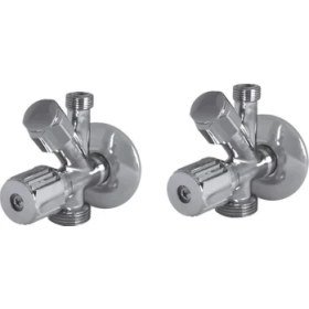 Resim Tema Dual Çatal Musluk 69110 2'Li Set 