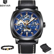 Resim 2xudc 01 Relogio Masculino Benyar 5121 Iş Otomatik Mekanik Saat Erkek (Yurt Dışından) 