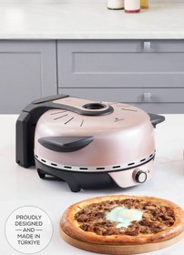 Resim Karaca Gastro 10 in 1 Pizza Lahmacun ve Tandır Ekmeği Makinesi Biodiamond Matte Black - Black 