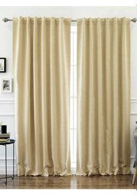 Resim Evdepo Home Blackout Karartma Fon Perde Bej 