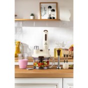 Resim Krem Renkli Çok Fonksiyonlu Mutfak Robotu Nostalji Tarzı 2837H 