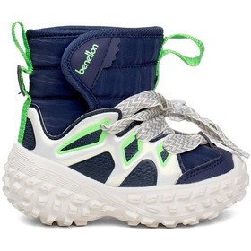 Resim Benetton Bnı-11077 Patik Erkek Çocuk Düz Bot Lacivert Lacivert 