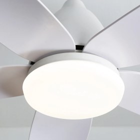 Resim Fancium LED Aydınlatmalı Uzaktan Kumandalı Beyaz Tavan Vantilatörü DKF-502 