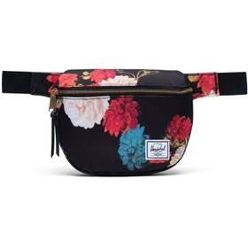 Resim Herschel Fifteen Vintage Floral Siyah Kadın Bel Çantası 