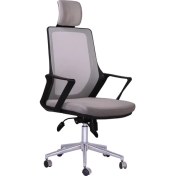 Resim Büronet Alfa Fileli Gri Müdür Ve Yönetici Koltuğu - Büronet 