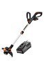 Resim Worx WG163E.2 20 Volt 2.0 Ah Li-ion 30 CM Profesyonel Teleskobik Misinalı Çim ve Kenar Kesme 