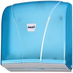 Resim Palex 3464-1 Z Katlı Havlu Dispenseri Şeffaf Mavi 