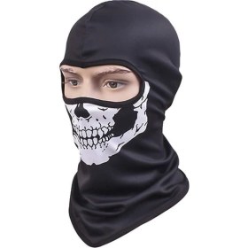 Resim Motosiklet Kurukafa Balaklava Skull Mask Rüzgar Geçirmez Motor Maske Soğuk Yüz Koruma Kar Maskesi 