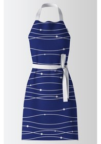Resim Ays Home Exclusive Su Dalgası Desenli Mutfak Önlüğü 