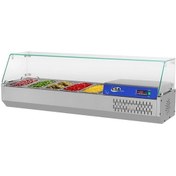 Resim Csa Karacasan 5 Adet 1/3 Gastronorm Küvetli Set Üstü Teşhir Buzdolabı 304 Çelik 