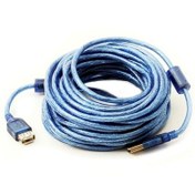 Resim Rose 10 Metre Usb 2.0 Uzatma Kablosu Mavi 