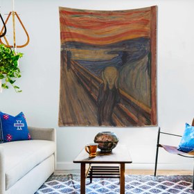 Resim The Scream - Çığlık Duvar Örtüsü - 100 cm x 135 cm 