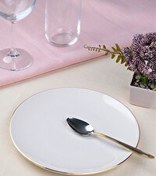 Resim Tabak Evi Porselen Altın Yaldız Pasta Tabağı 20.50 CM Tekli 
