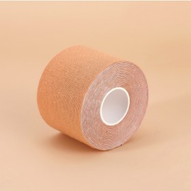 Resim Hipoalerjenik Hamile Göğüs Bandı 5cm*2,5m Ten Rengi Suya Dayanıklı Cilt Dostu Kinezyoloji Bandı 