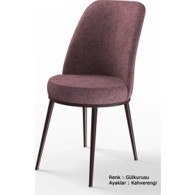 Resim Canisa Concept Dexa Serisi Sandalye, Mutfak&yemek Sandalyesi, 4 Adet Sandalye Ayaklar Kahverengi 