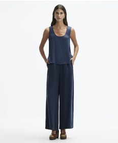 Resim Yargıcı Bol Kesim Pantolon 24ykpn3309x 004 Lacivert 