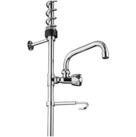 Resim Fkn Çapa Sanayi Tipi Çift Kontrollü Menekşe Spiralli Eviye Bataryası 