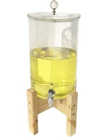 Resim Cam Sebil, Damacana, Şerbetlik, Limonatalık, Musluklu 10 Lt. Şeffaf 