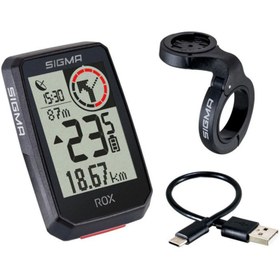Resim Sigma Rox 20 Gps Km Saati Top Mount Set Unisex Siyah Gps Ünitesi 
