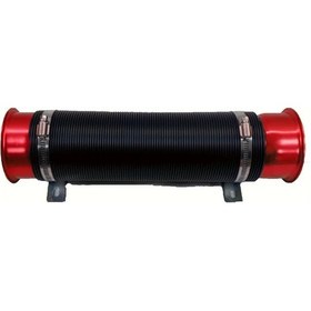 Resim Meridiangoods Red Hava Emme Hortumu Esnek Boru Filtre Soğuk Besleme Kanalı İndüksiyon Seti Ayarlanabilir 33.5-109cm 
