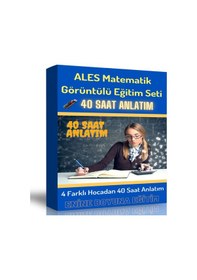 Resim Ales Matematik Görüntülü Eğitim Seti 40 Saat Anlatım 