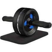 Resim Karın Kası Tekerleği, Karın Kasma Egzersiz Ekipmanı, Güç Antrenman Seti, Sessiz ve Stabil Karın Tekerleği, Oturma Odası, Ev, Kapalı Alanlar vb. İçin Uygun, Fitness Tutkunları ve Sporcular için Hediye 