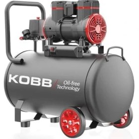 Resim Elivora KBK50S 2.0hp 50LT 8bar Yağsız Sessiz Taşınabilir Hava Kompresörü 