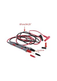 Resim 1 Çift Prob Testi Pin Dijital Multimetre İğne Ucu Metre Çok Metre Test Cihazı Kurşun Probu Tel Kalem Kablo 20a 