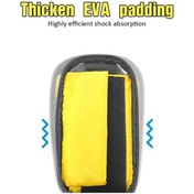 Resim Tongxida Dokunmatik 4.2 Ekranlı Bisiklet Gidonu Çantası, Yansıtıcı Ön Çerçeve, Büyük Renkli Saklama Çantası, Bisiklet İçin Üs Renkli 