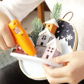 Resim WellHise Şeffaf Çubuk Silikon 11mm Kalın Sıcak Mum Silikon 22cm 10 ADET 