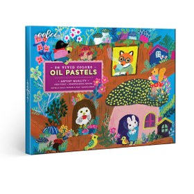 Resim Eeboo 36'lı Yağlı Pastel Boya - Mushroom House - 5 YAŞ VE ÜZERİ 