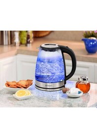 Resim Diğer Crown Crw-7204 Cam Kettle Elektrikli Isıtıcı Renkli 