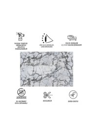 Resim Tink Kendinden Yapışkanlı 41 x 62 CM Siyah Çizgi Desenli Pvc Panel 