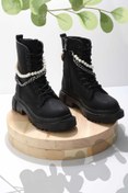 Resim Bambi Siyah Nubuk Kadın Bot & Bootie K02578002201 