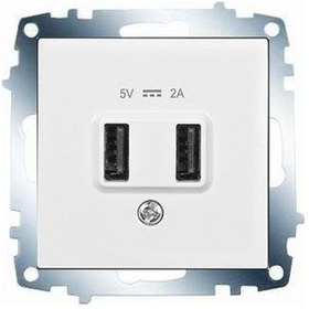 Resim Viko Karre Beyaz Usb Şarj Prizi 5v 2a Çerçevesiz - 90967101 