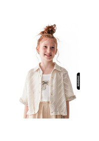 Resim Xo Kids Kız Çocuk Gömlek 8-14 Yaş 36395 Krem 