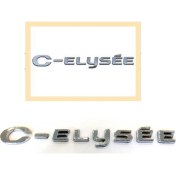 Resim Zetoto Citroen C-Elysee Arka Bagaj Yazısı Çift Taraflı Bantlı 9678485180 
