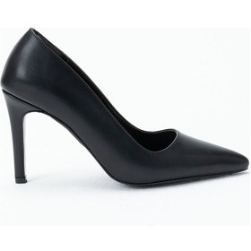 Resim Ekol Kadın Maria İnce Topuklu Ayakkabı 2221 Siyah Siyah 