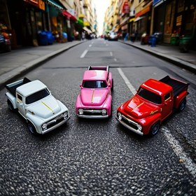 Resim Klasik Kargo Kamyonları Modelleri, Kapı Açık Tasarımıyla 1:38 Ölçekli Oyuncak Arabalar, Serin Görünüm - Gerçekçi İç Mekan, Manuel Geri Çekme İşlemi, Masa Dekoru, Alaşım Malzeme - Koleksiyoncular İçin Hediye, Araba Tutkunları İçin Uygun 