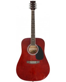 Resim Almira F650n-wr Akustik Gitar Şarap Kırmızısı Kesik Kasa Cut 