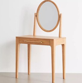 Resim Ada Makyaj Masası - Amerikan Meşe 