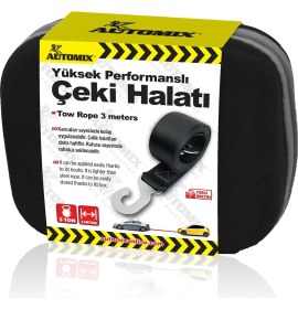 Resim Yüksek Performanslı Araç Çekme Halatı + Hızlı Müdahale Lastik Tamir Kiti | Acil Durumda Güçlü Çözüm 