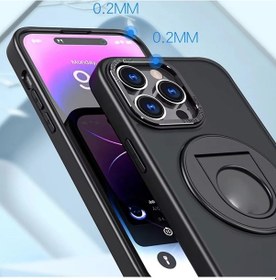 Resim Ally Apple Uyumlu iPhone 14 Pro Max İçin Magsafe Yüzük Standlı Manyeti 