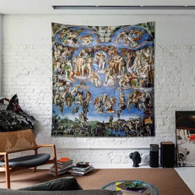 Resim Son Yargı - Il Giudizio Universale Duvar Örtüsü - 100 cm x 135 cm 