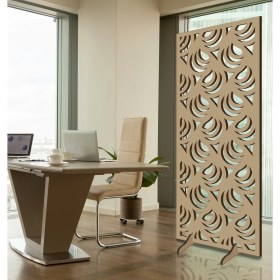 Resim Liar Ahşap Seperatör (Paravan) - KSP-17 - (10 mm) - (69 cm x 139 cm) - (Ham) 