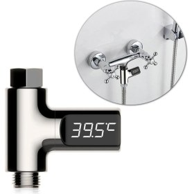 Resim Tcherchi LED Akıllı Sıcaklık Göstergeli Dijital Duş Termometre 