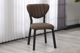 Resim ELİS MUTFAK MASA TAKIMI, 2 SANDALYE, CEVİZ, 70X70 CM, KAHVE 