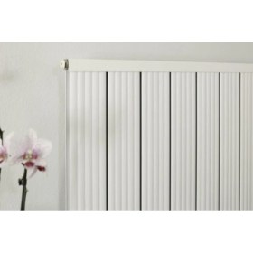 Resim EuroStar Alüminyum Panel Radyatör Ekol 600X1900 Ral 9010 Beyaz 