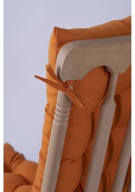 Resim Altınpamuk Lüx Sallanan Sandalye Minderi Selen Bağcıklı 120X50Cm (Sadece Minder) 