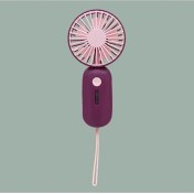 Resim Shenzhen Xin Xin Mini Şarj Edilebilen El Tipi Fan - Kırmızı (Yurt Dışından) 